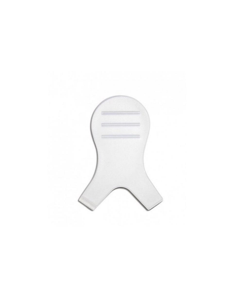 A clear professional lash extensions lift Y Tool for lash lifts on a white background.