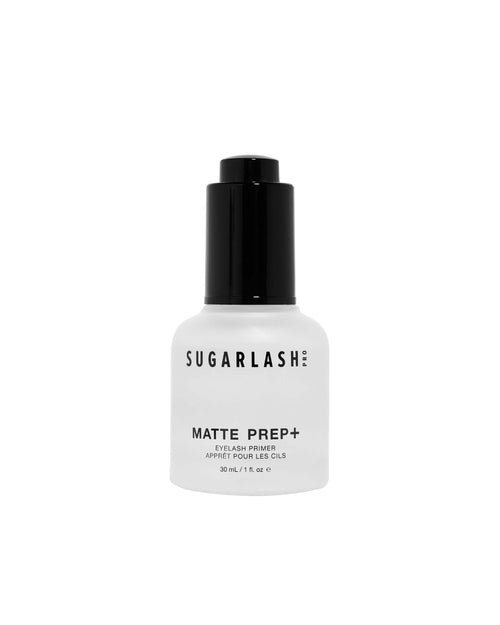 Bottle of Matte Prep+ mattifying eyelash extensions primer.