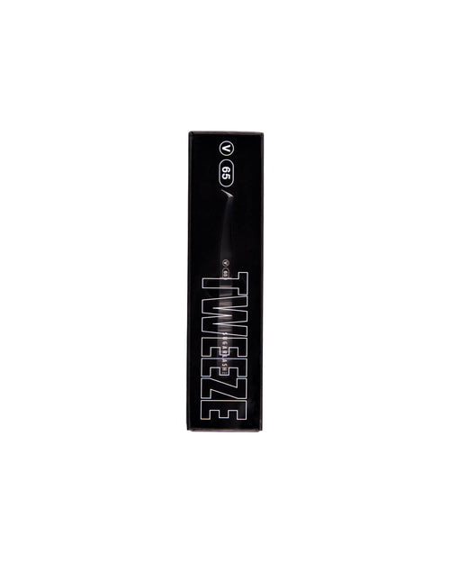 Volume eyelash extensions Tweezer V-65 in its box.