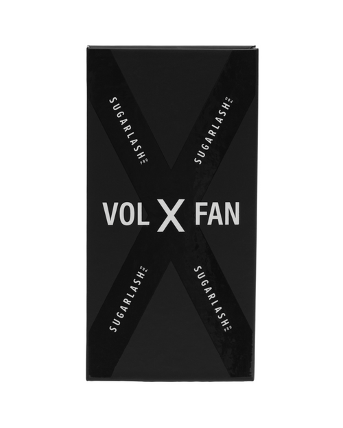 A tray of VOL-X Loose Pre-made Fans for eyelash extensions