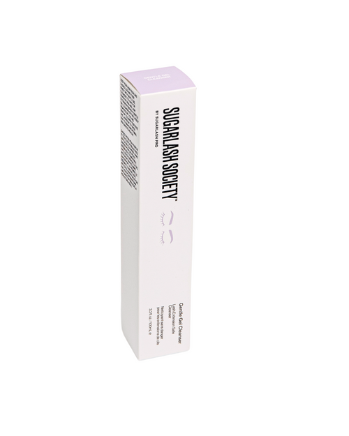 Gentle Gel Cleanser packaging for eyelash extensions