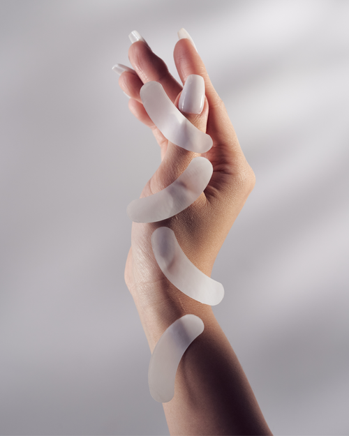 Bright White Eye Pads With Gel for eyelash extensions Artists
